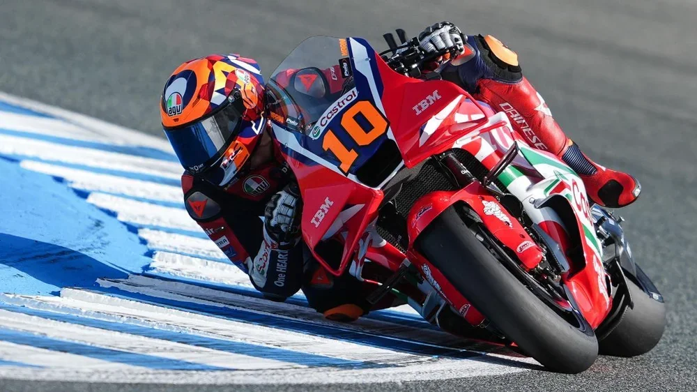 Luca Marini lideró en la primera sesión en Le Mans