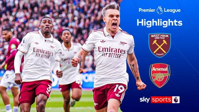 West Ham vs Arsenal highlights