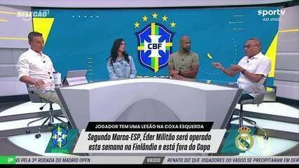 “Brasil tem problemas com a lateral-direita”, diz PC após lesão de Militão